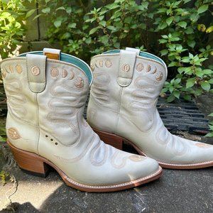 pskaufman eastern boot size 7.5 lichen leather